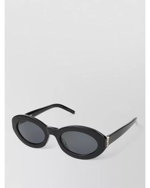 Saint Laurent Gray Sunglasses Sl M136 001 Oval Frame