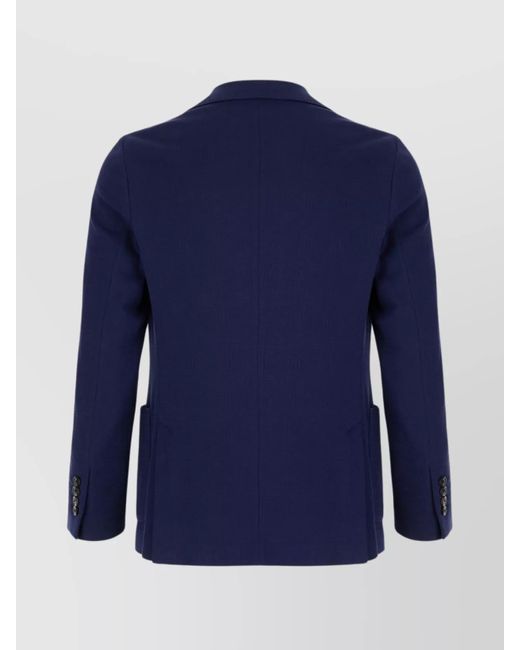 Circolo 1901 Blue Cotton Blazer for men