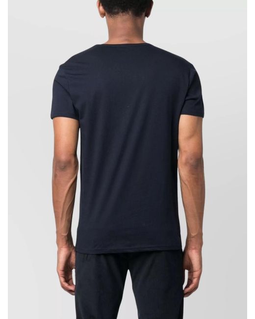 Paul Smith Blue 3-Pack Logo Cotton T-Shirt for men