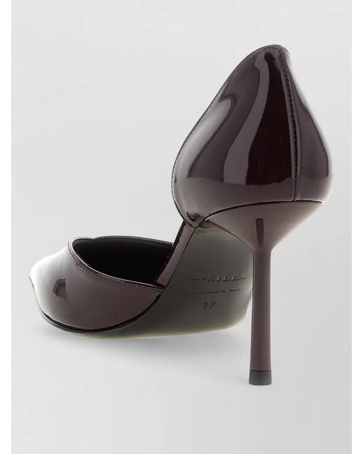 Le Silla Multicolor Patent Leather Asymmetric Stiletto Pumps