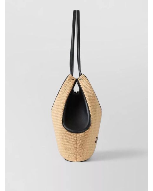 Givenchy Natural Facet Medium Cabas Leather Tote Bag