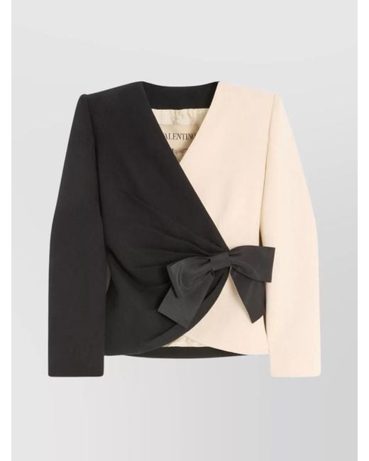 Valentino Garavani Black Wool Blazer