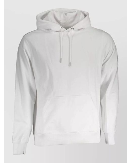 Calvin Klein Gray Cotton Hoodie for men