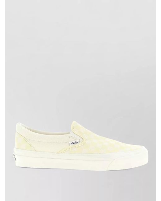 Vans Natural Slip On Sneakers Rubber Sole Design for men
