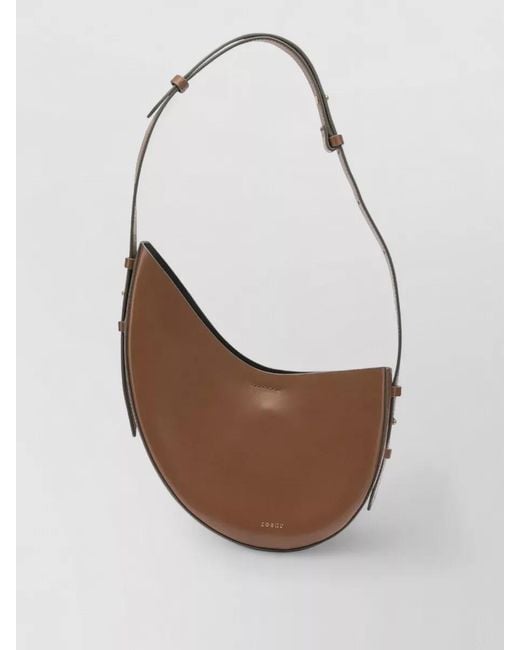 Soeur White Leather Shoulder Bag