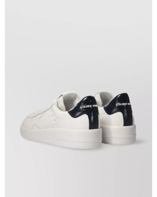 Golden Goose Deluxe Brand Natural "Star Perforated Contrast Heel" Sneakers for men