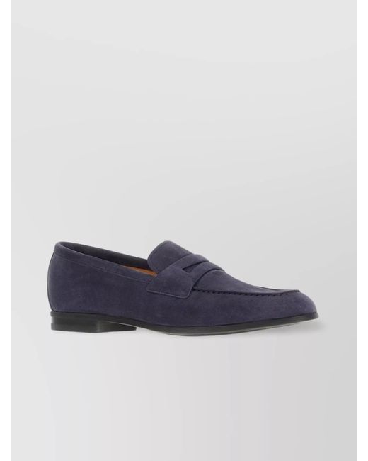Church's Blue Suede Loafers for men