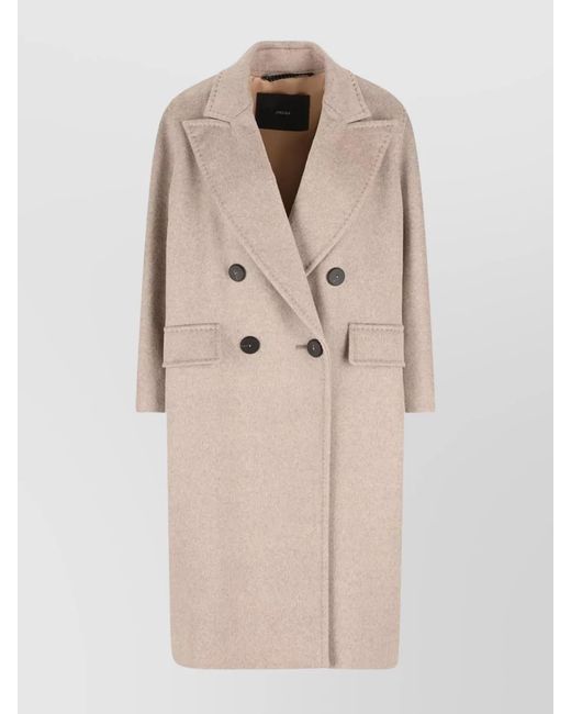 Max Mara Natural Cashmere Double-Breasted Coat