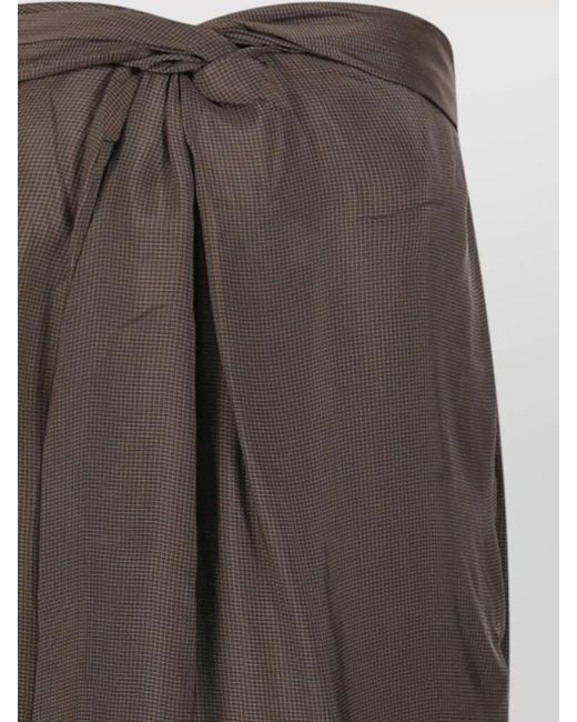 Rohe Brown High-Waisted Skirt