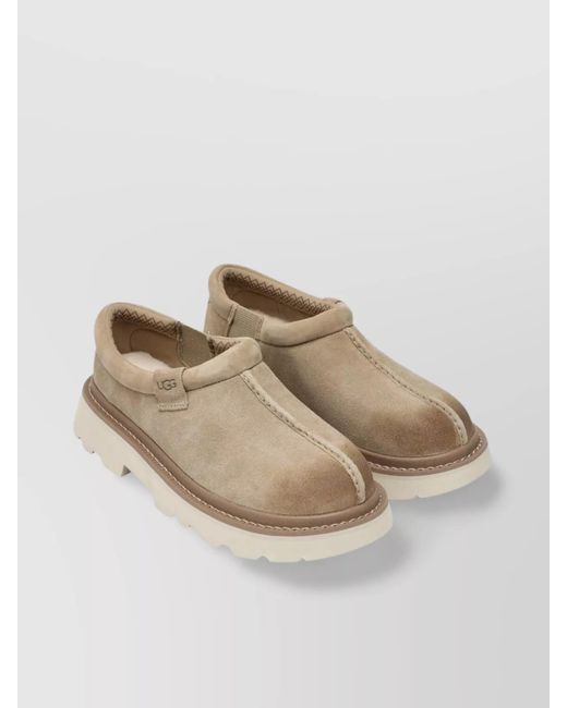 Ugg Natural Suede Slip-On Lace-Up Shoes for men