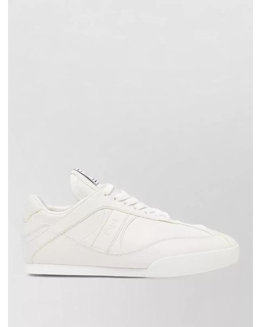 Chloé Natural Lace-Up Shoes