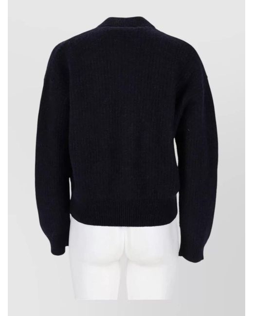 Fabiana Filippi Blue Cashmere Fitted Jacket