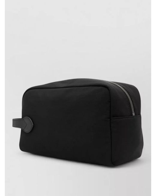 Emporio Armani Black Logo Clutch Bag Side Handle Detail for men