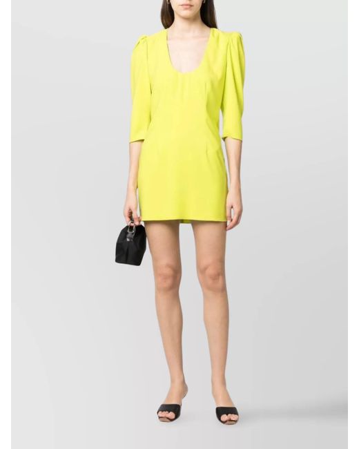 DSquared² Yellow Mini Dress