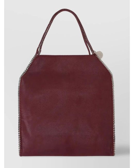 Stella McCartney Red Falabella Babybella Polyester Shoulder Bag
