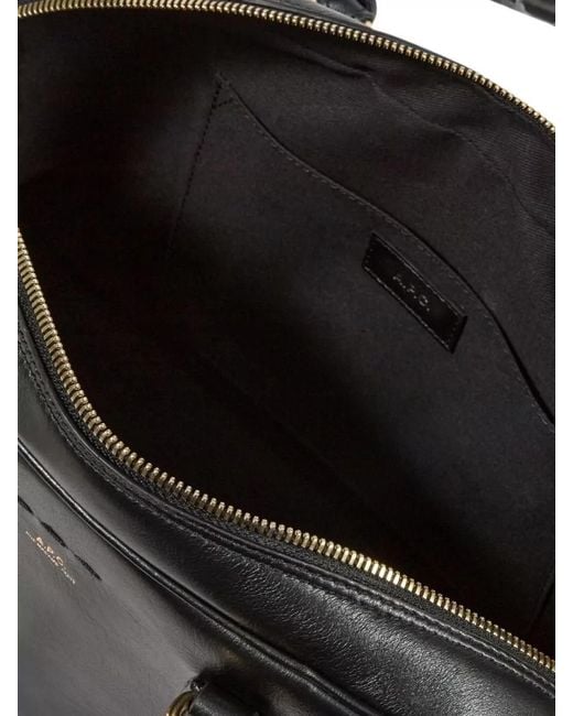 A.P.C. Black Paloma Leather Shoulder Bag