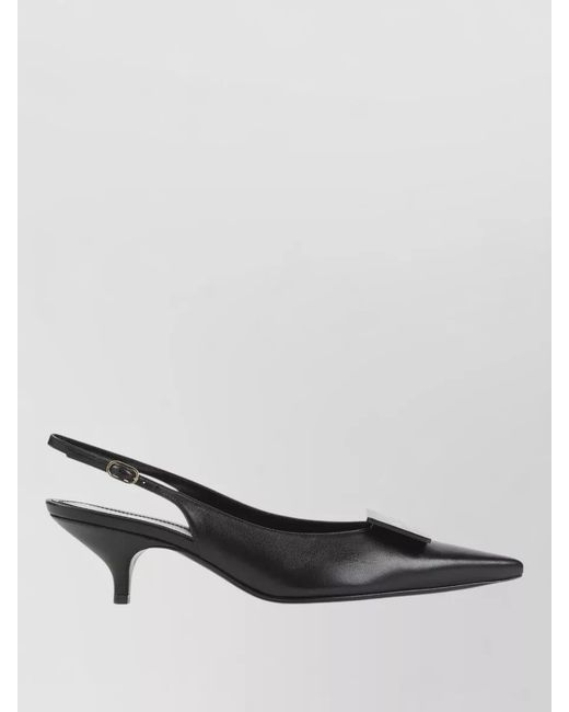 Céline Multicolor Leather Slingback Sandals