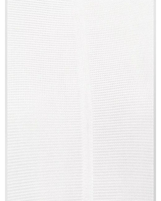Loulou de Saison Black Round Neck Textured Knit Sleeveless Top