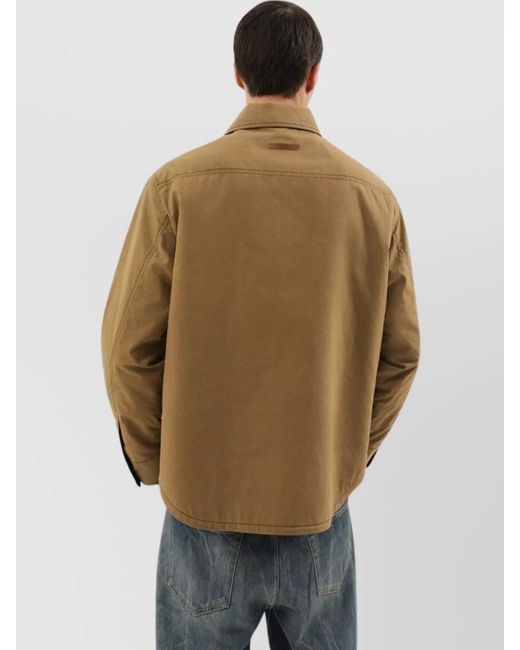 1989 STUDIO Natural Shirt Jacket for men