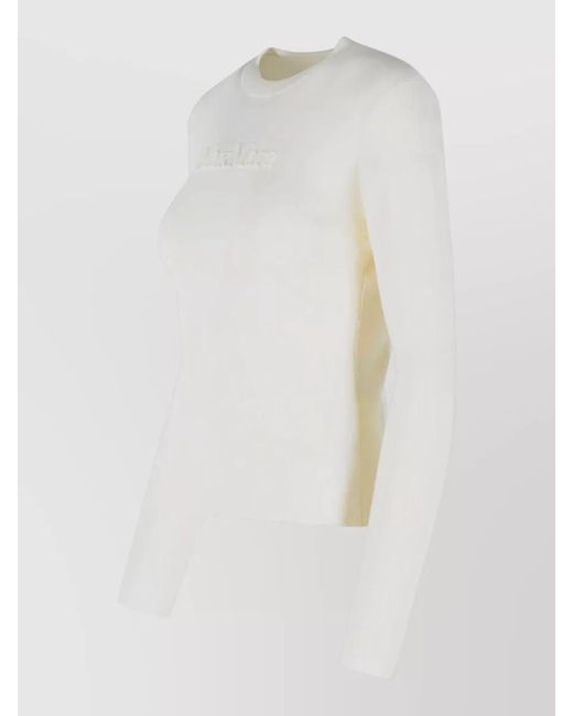 Max Mara White Virgin Wool Sweater