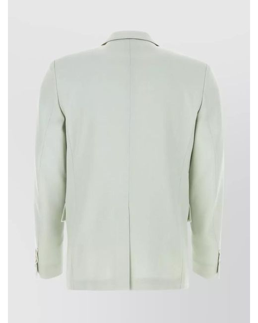 Lanvin Green Wool Single-Breasted Blazer for men