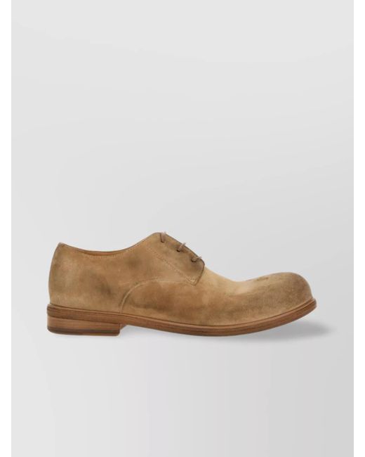 Marsèll Brown Lace-Up Shoes "Zucca" Derby for men