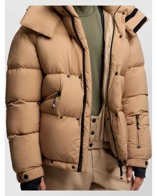 Moncler Natural Down Hooded Puffer Jacket for men