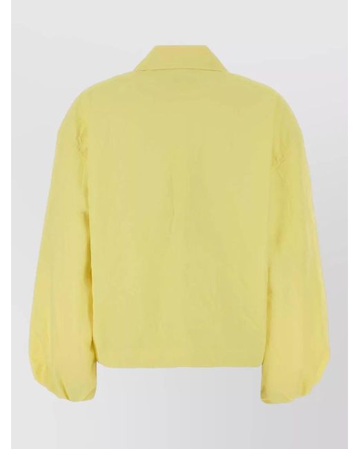 Loewe Yellow Single Breasted Coat
