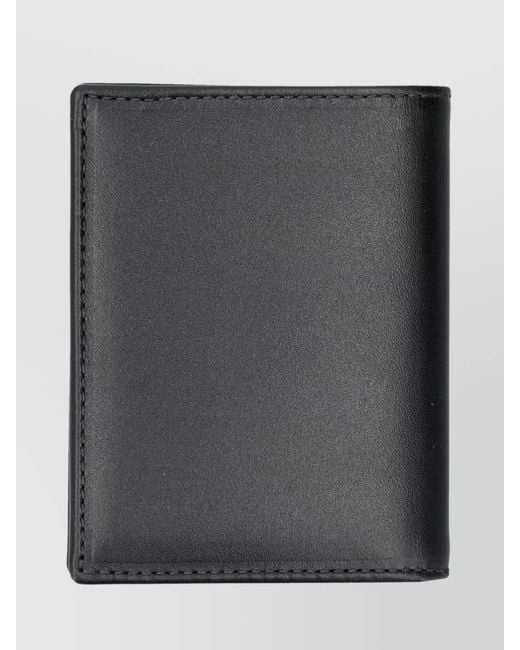 Comme des Garçons Gray Leather Cardholder