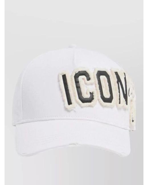 DSquared² Multicolor Logo Appliqué Baseball Cap for men