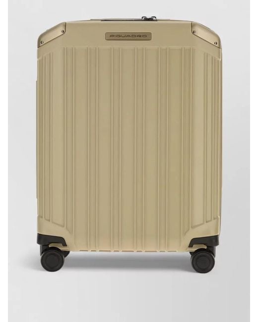 Piquadro Natural Trolley Suitcase for men