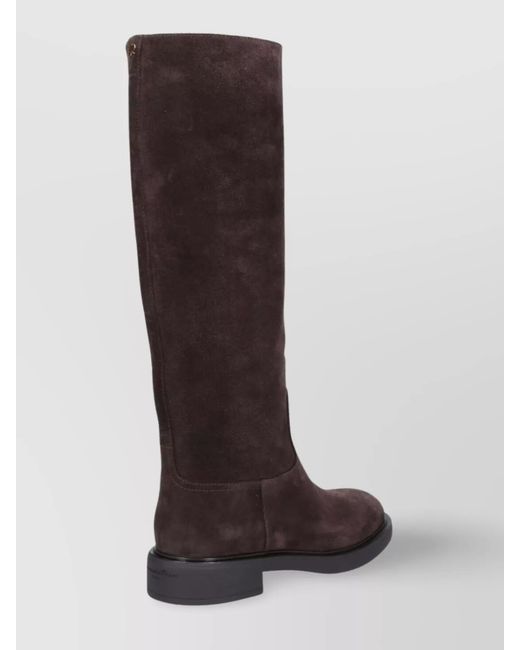 Gianvito Rossi Brown Suede Leather Ankle Boots