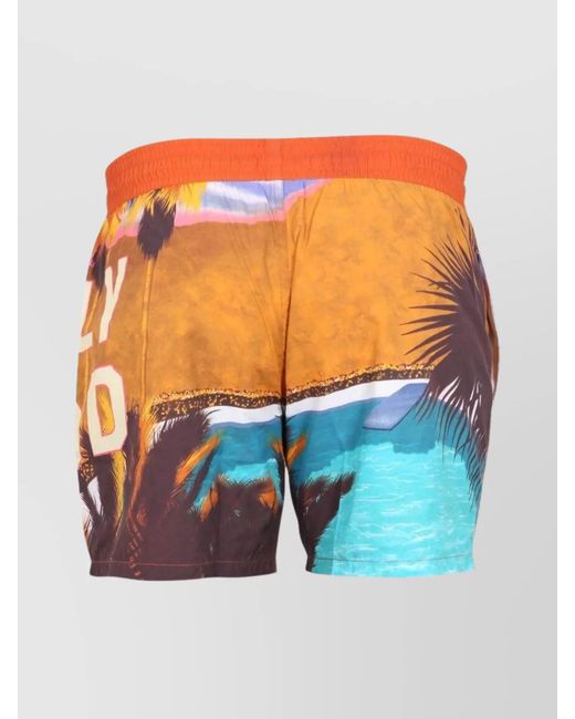 Etro Blue Swim Shorts for men