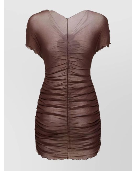 Philosophy Brown Mini Dress