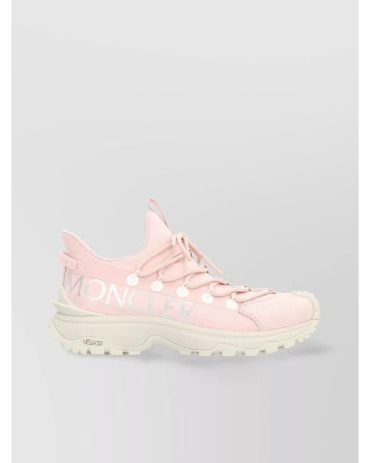 Moncler Pink Trailgrip Lite 2 Low-Top Sneakers