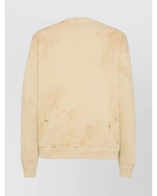 DSquared² Natural Cotton Printed Sweatshirt for men