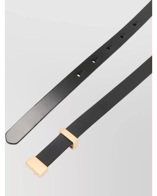 Lardini Gray Leather Belt for men