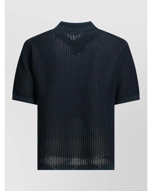 Beams Plus Blue Polo Shirt for men