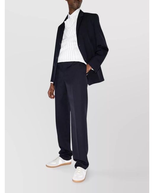 Maison Margiela White Calf Leather Low-Top Sneakers for men