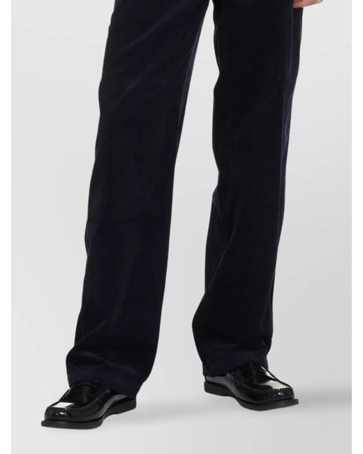 Isabel Marant Blue Wool Linen Overshirt for men