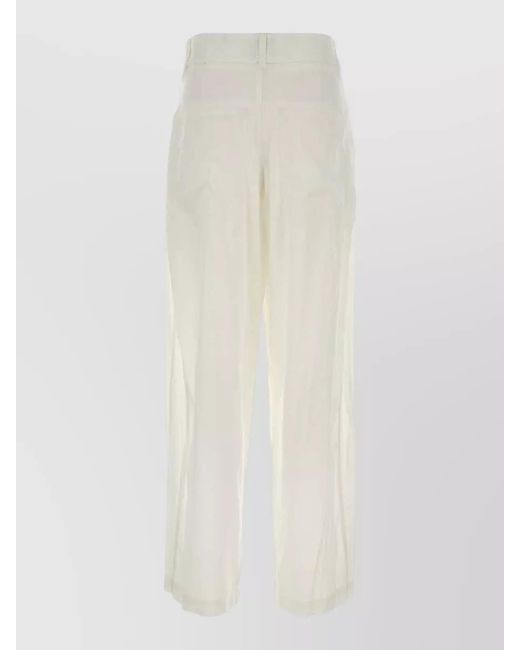 Isabel Marant White Cropped Trousers