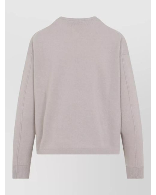 Max Mara Multicolor Cashmere Wool Boxy-Fit Jumper
