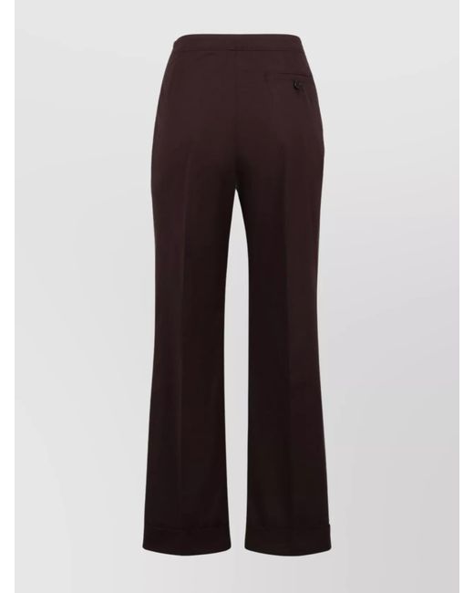 Aspesi Multicolor High-Rise Straight-Leg Trousers
