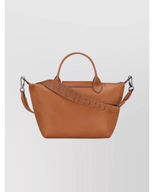 Longchamp Brown Leather Shoulder Bag