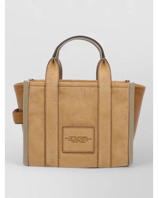 Marc Jacobs Natural Small Tote Bag Adjustable Shoulder Strap Handles