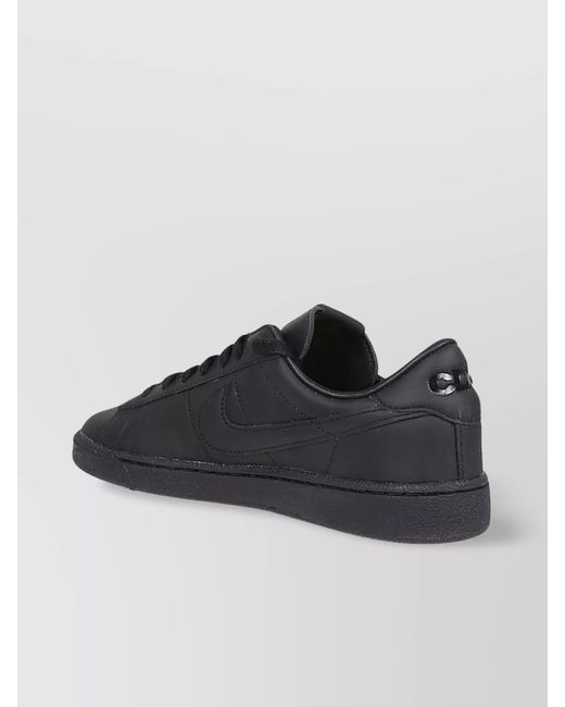 Comme des Garçons Black Leather Low-Top Sneakers