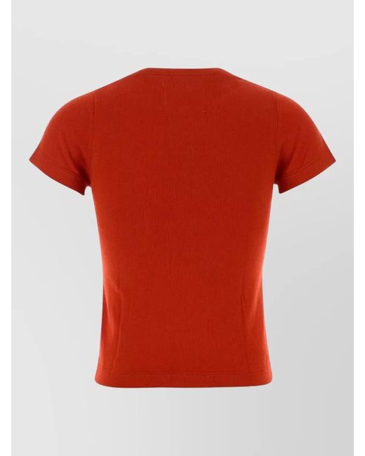 Extreme Cashmere Red Knit Nâ°292 Short Sleeve T Shirt