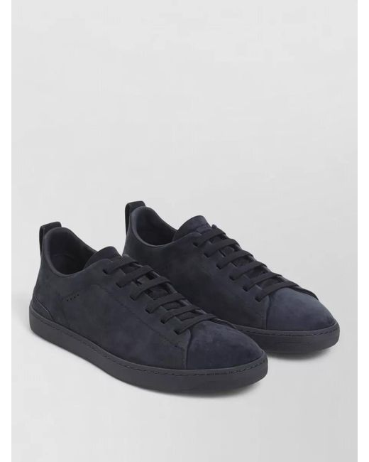 Church's Blue Leather Low-Top Sneakers for men