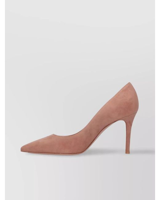 Gianvito Rossi Pink Suede Pumps
