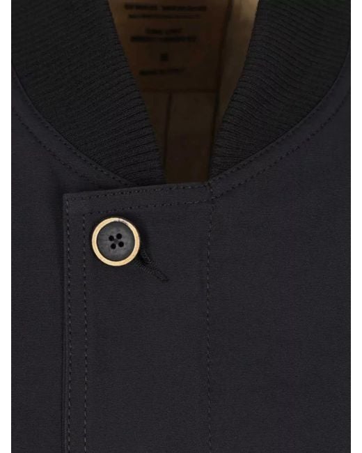 Uma Wang Blue Oversized Bomber Jacket for men